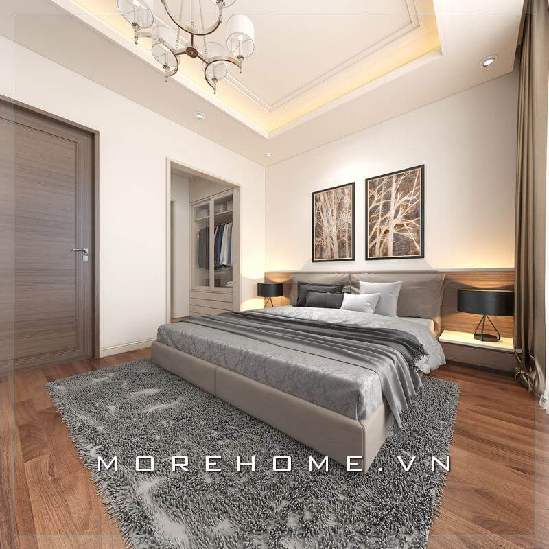 Giường ngủ đẹp cho nhà phố